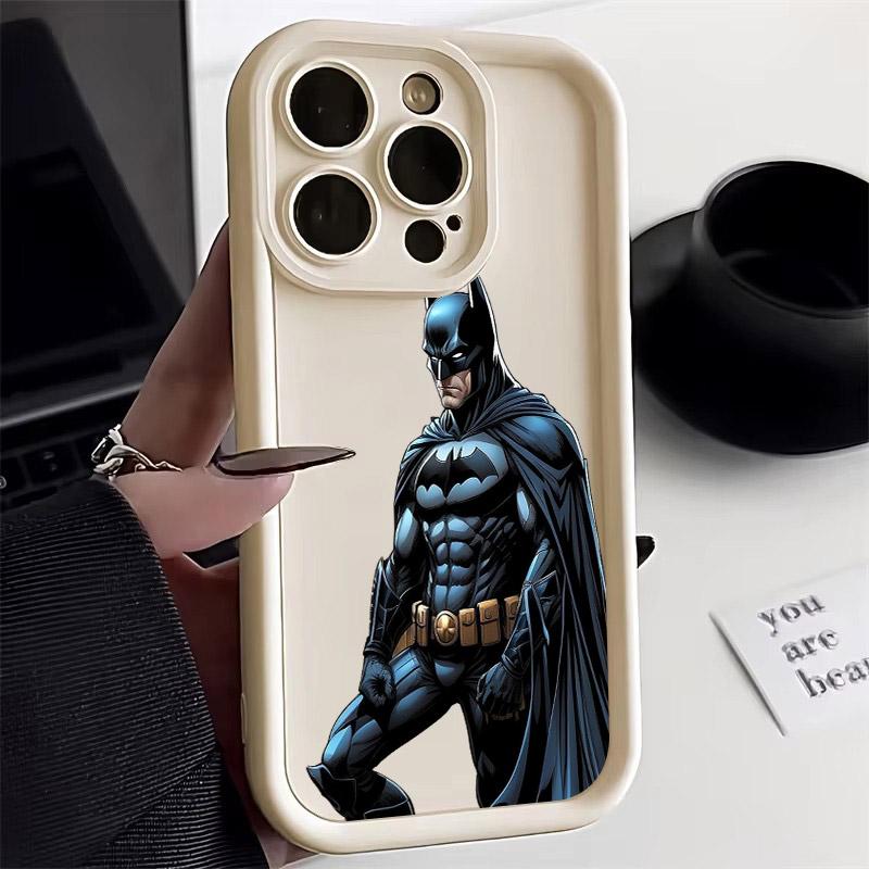S-Supermans B-Batmans Phone Case For iPhone 17E 11 12 13 14 15 16 17 Pro Max Fundas 17 Air Plus 16e 13 Mini Silicone Back Cover
