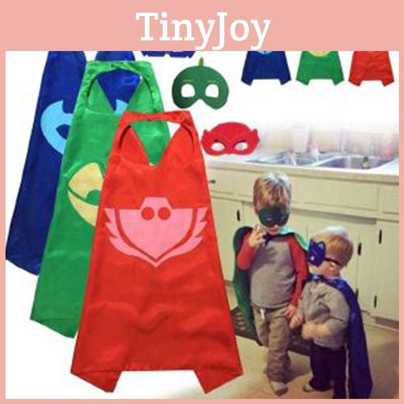 Noblekids Vibrant Pj Mask Costume Capes And Masks For Ultimate Halloween Adventures