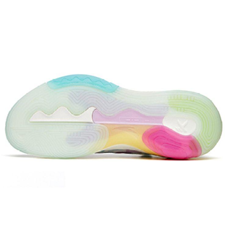 Anta KT6 Low Slip устойчивые прочные баскетбольные кроссовки мужские кроссовки белые зеленые синие 112121102-7