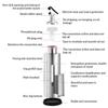 Portable Kitchen Stainless Oil Bottle Leak-proof Vinegar Sauce Holder Dispenser Visual Empty Can Gift Seasoning Baking
