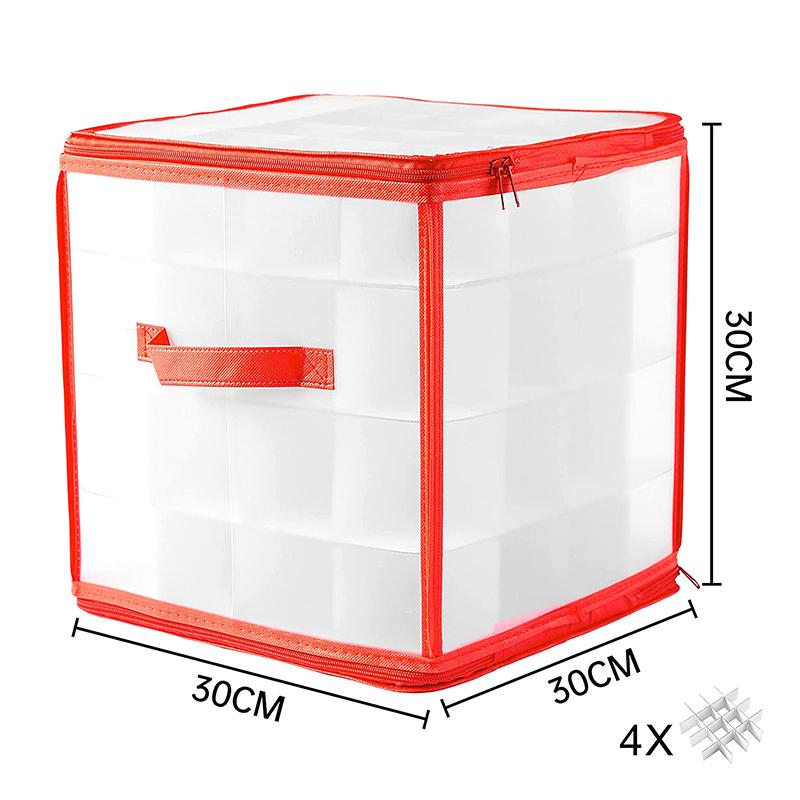 64-сетчатый ящик для хранения елочных шаров, органайзер для хранения рождественских елочных украшений, разделитель для хранения елочных шаров, ящик для хранения игрушек