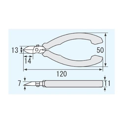 [ENGINEER] ESD Micro Nipper 120mm NS-04