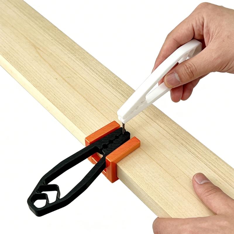 6 шт. Портативный держатель для ногтей для деревообработки и DIY-проектов С точным позиционированием Долговечность Пластиковая конструкция