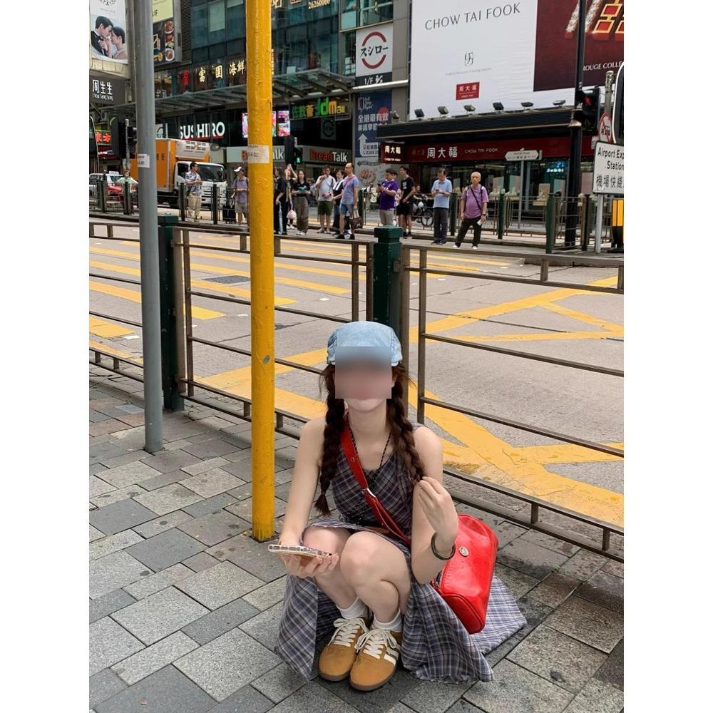 Клетчатое платье-жилет без рукавов, детское летнее новое, в зарубежном стиле, для маленького мужчины, с высоким чувством, нерегулярное длинное платье