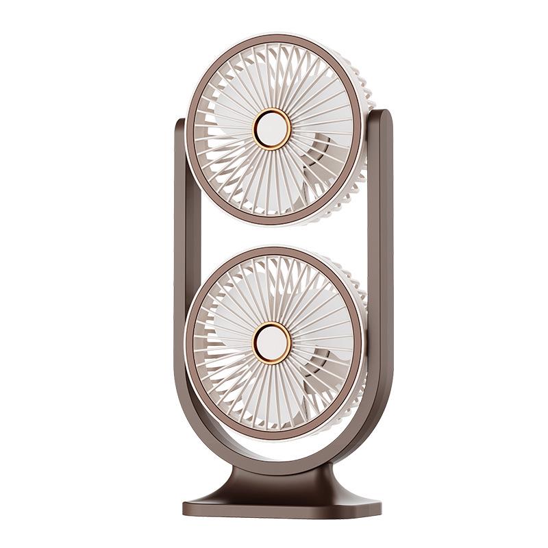 USB Rechargeable Desk & Clip Fan for Home, Office, Dorm – Compact Air Circulator