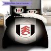 Fulham F.C  Pattern Bedding Quilt Set Quilt Cover Pillowcase Home Decoration Birthday Gift (1 * duvet cover + 2 * pillowcase, without core)