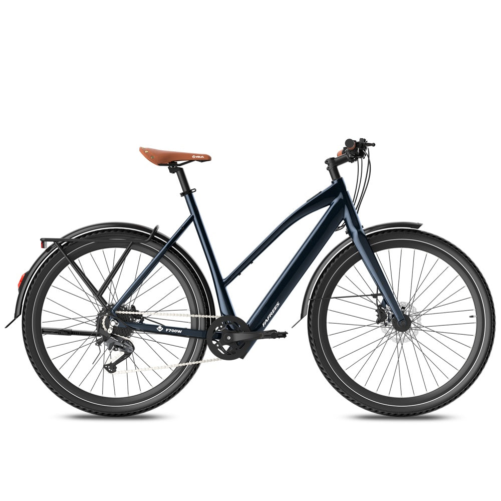 Городской электровелосипед Fafrees F700W, 250 Вт, 36 В 10 Ач, шина 700x42C, Shimano 9 скоростей, водонепроницаемость IPX4, легкий электровелосипед с быстрой зарядкой для взрослых