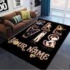 Name Custom Elvis Poster Carpet Rug for Living Room Bedroom Home Sofa Decoration,Kids play Non-slip Floor Mat