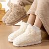 Winter Home Warm Cotton Shoes for Women Comfortable Non-slip Women Cotton Slippers 2025 Hot Plush Soft Women's Shoes Botas Mujer