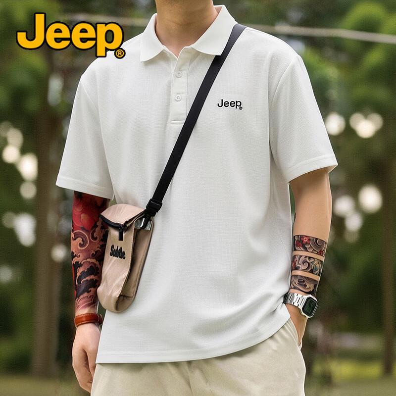Jeep Мужская дышащая рубашка-поло