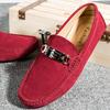 Мужские мокасины из кожи и замши, роскошные дизайнерские летние новые мужские мокасины, повседневная обувь, мужские туфли на плоской подошве, легкие туфли для вождения