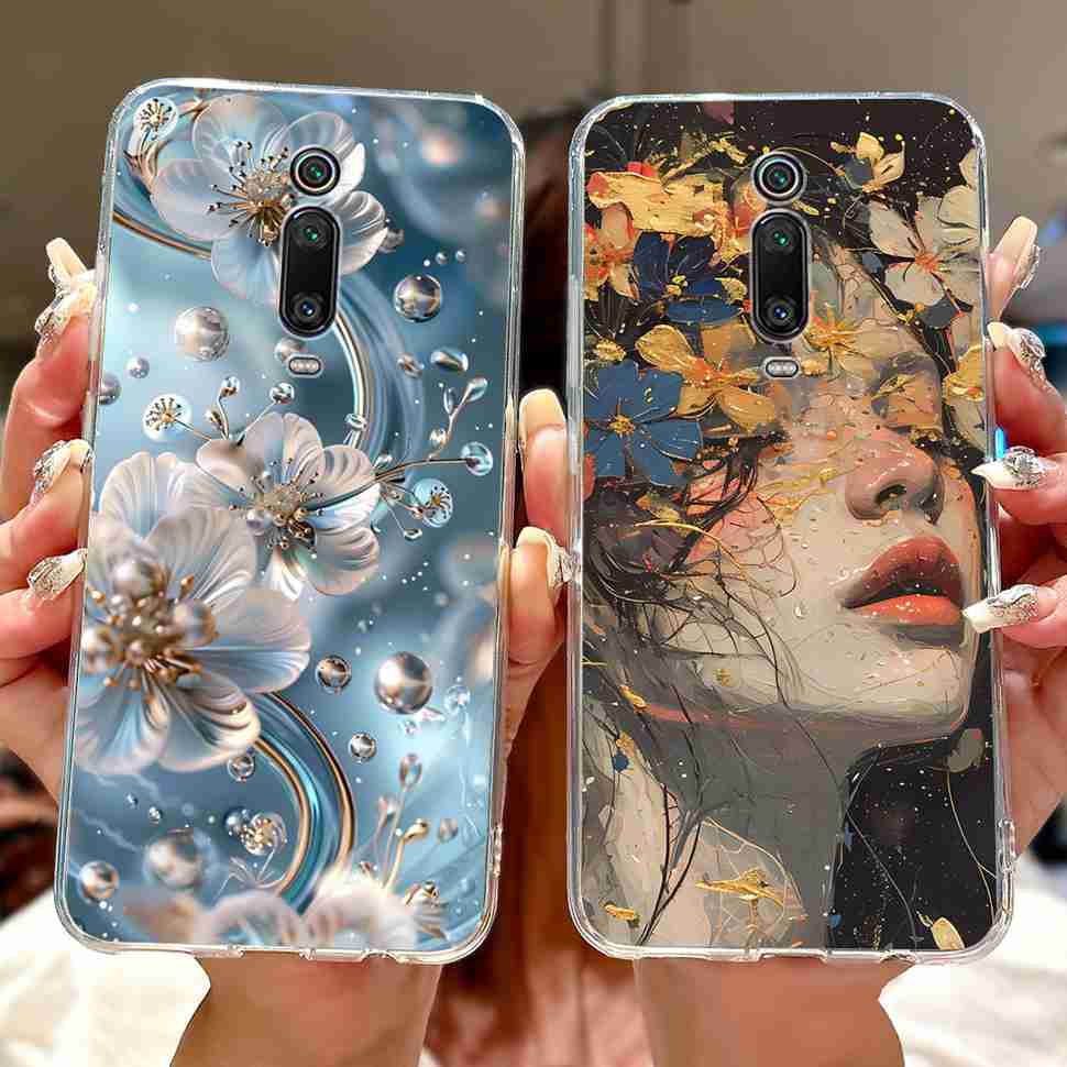 Чехол для Xiaomi Mi 9T M1903F10G, модная расцветка, мягкий силикон, ТПУ-покрытие, для Xiaomi Mi 9T Mi9t 6.39", чехол с рисунком "Цветочная девочка"