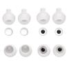 Quality Half Round DIY Acrylic Doll Eyes Transparent&Black Eye Patch Eyeball Toy Sticking Mud Clay