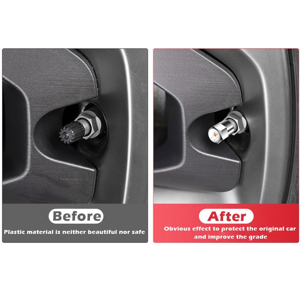 4 шт. Универсальные DIY Для Милый Белый Утка Гусь Форма Колпачки Воздушных Клапанов Шин Колеса Автомобиля, Наклейки На Стебли Для Автомобилей Мотоциклов Авто Аксессуары Декор Подарок