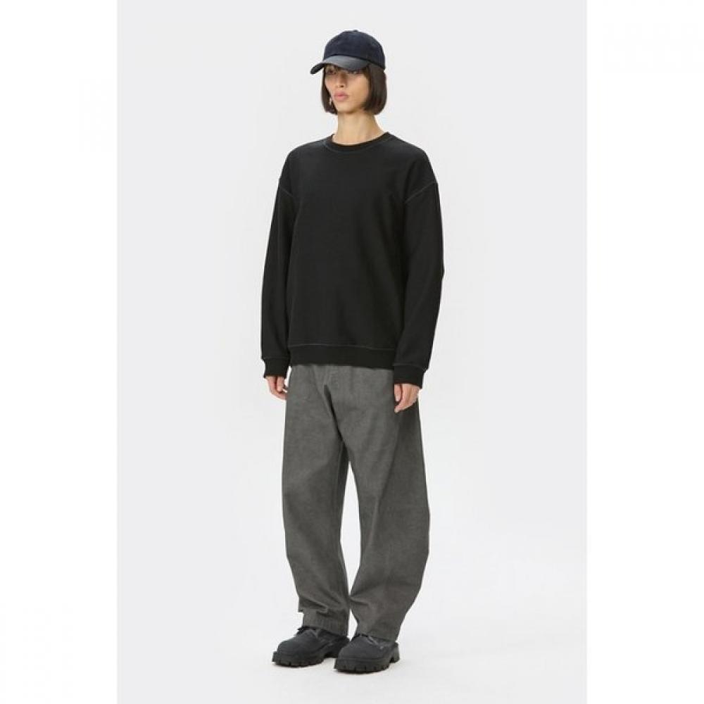 Customellow Black Stitch Sweatshirt Black Cwtaw25623bkx