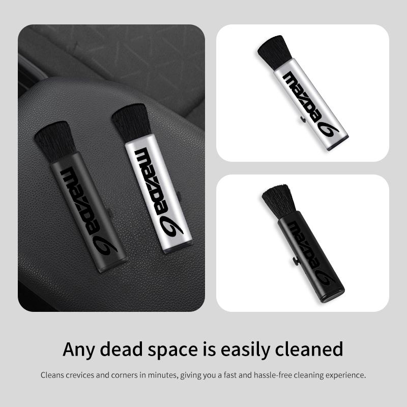 Retractable Car Air Vent Detailing Cleaning Brush Dust Remover Brush For Mazda CX-3 CX-4 CX 5 CX-7 CX-8 CX-9 Demio Axela Atenza