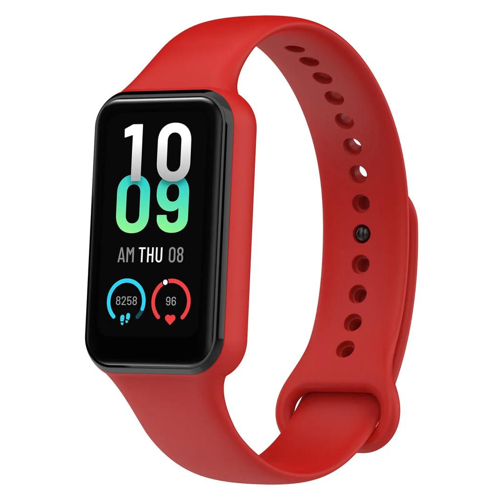 Мягкий силиконовый спортивный ремешок для Amazfit Band 7 Браслет Замена ремешка для часов Amazfit Band 7 Ремешок на запястье Умные часы Correas
