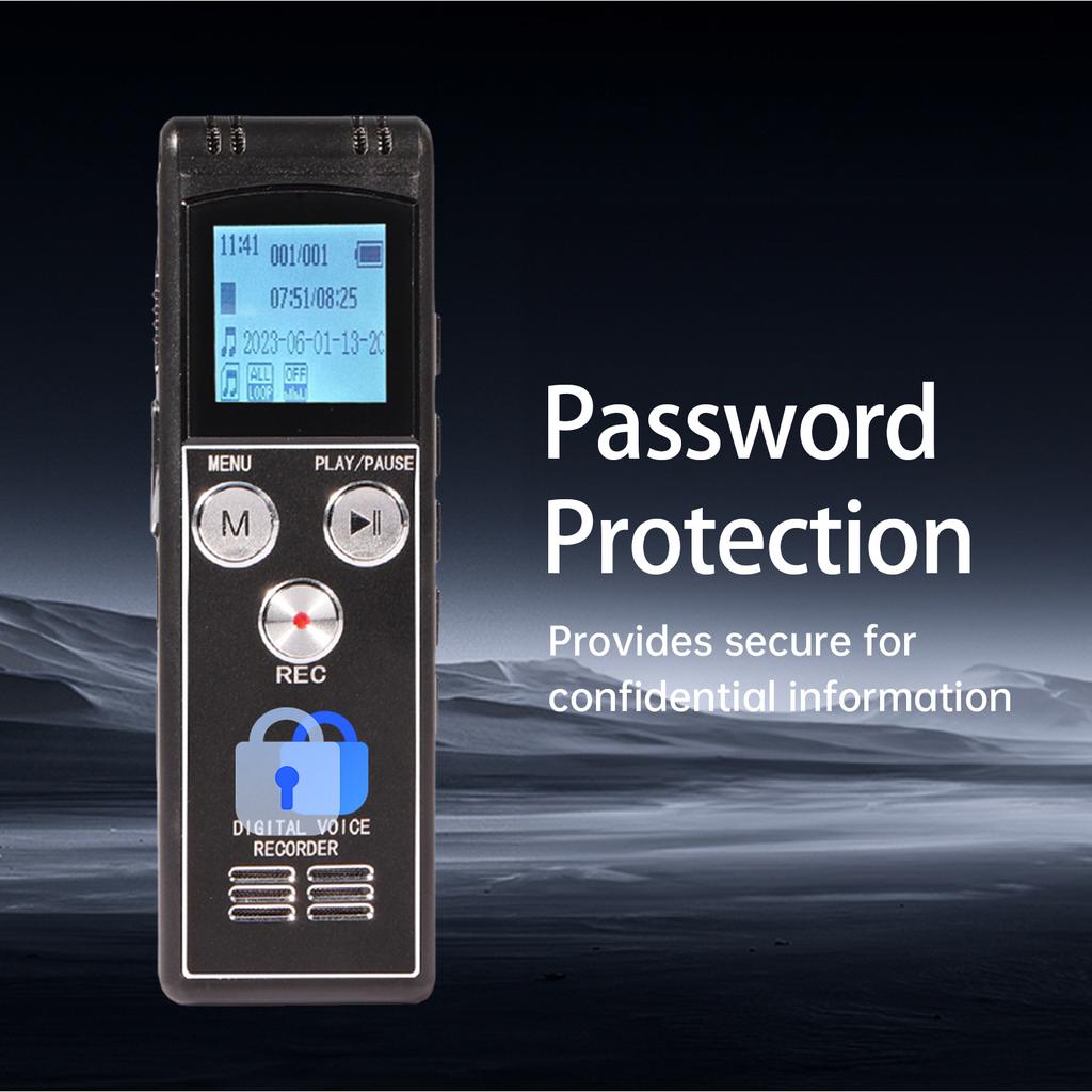 Цифровой диктофон 8+32G активированный проигрыватель MP3 с микрофоном и динамиком