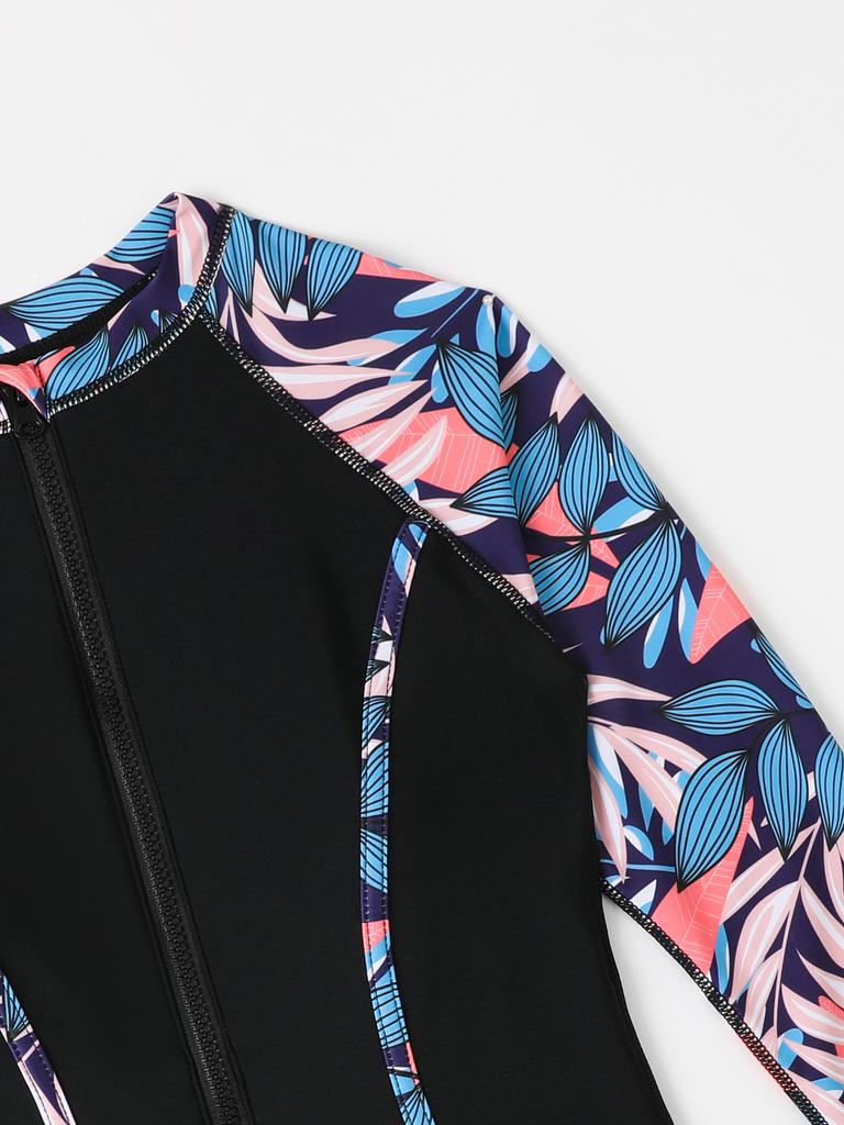 Женский сексуальный купальник A Piece Of Bathing Set Купальник с длинным рукавом на молнии Купальники Купальники