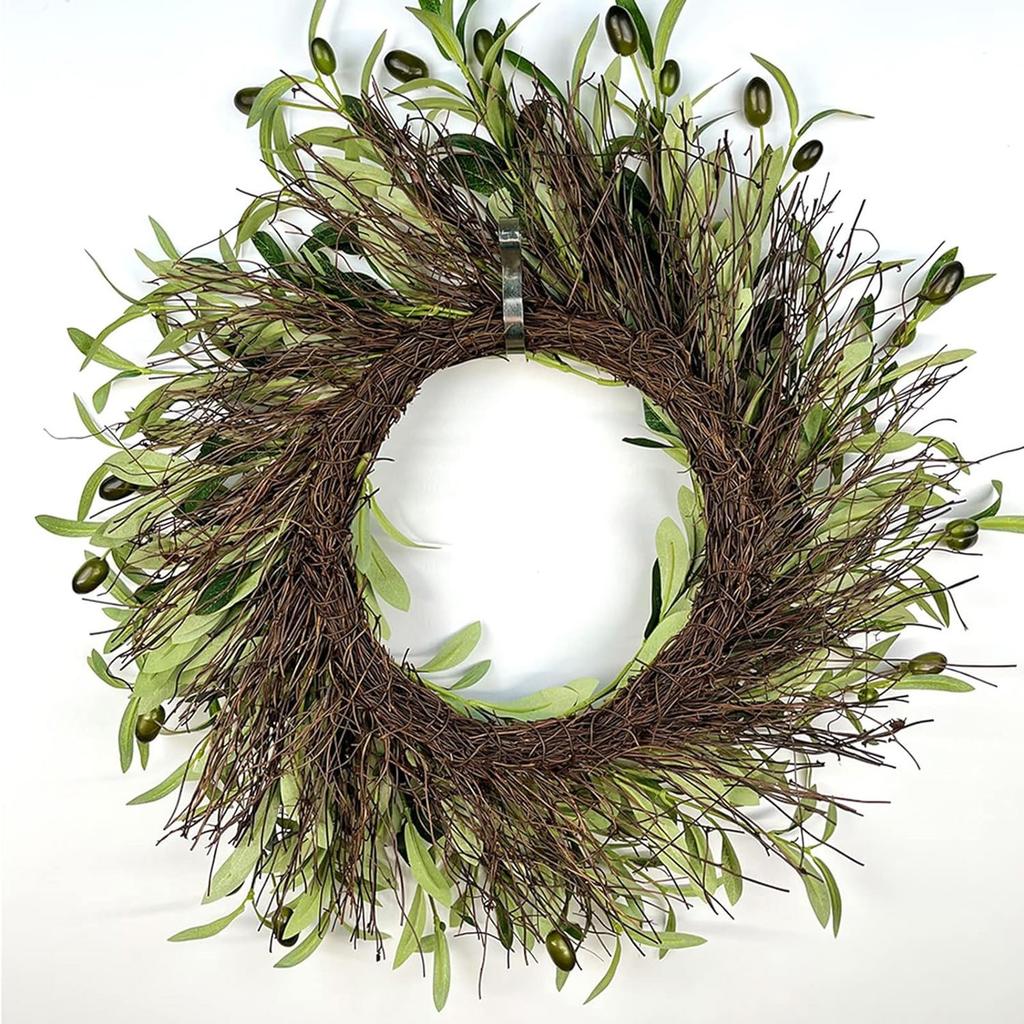 Simulation Olive Wreath Home Decoration Front Door Wall Hanging