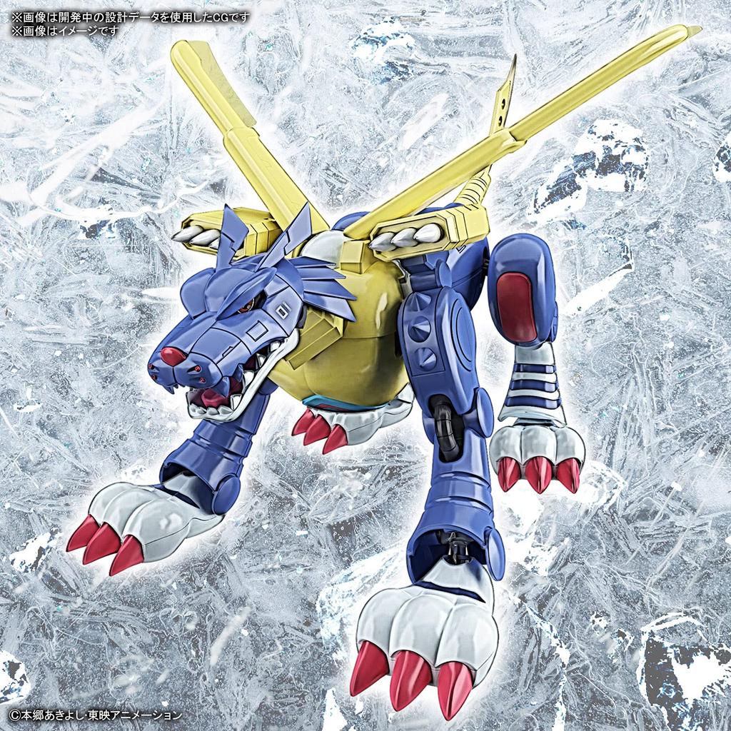 Bandai Spirits Figure-rise Standard Digimon Adventure MetalGarurumon Pre-Colored Plastic Model Kit