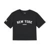 New MLB New York Yankees T Shirts Women's Black 3FTSV1043-50BKS