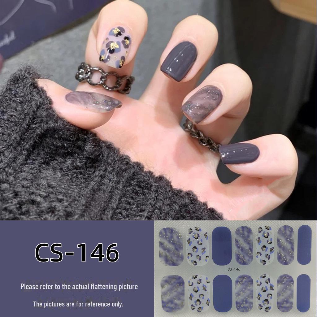 Водостойкие долговечные 3D-гелевые наклейки для ногтей без запекания — съемные и носимые дизайны для всех ногтей для женщин