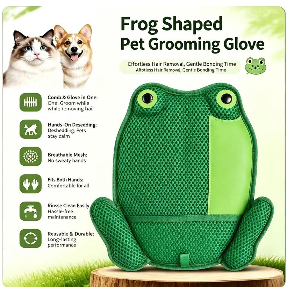 Double-Sided Pet Hair Removal Glove Dog Floating Hair Remover Cleaning Carpets