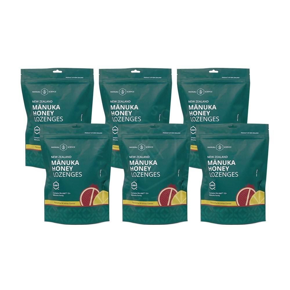 UMF15 Manuka Science New Zealand Manuka Honey Candy Passion Fruit 500g x 6 pcs