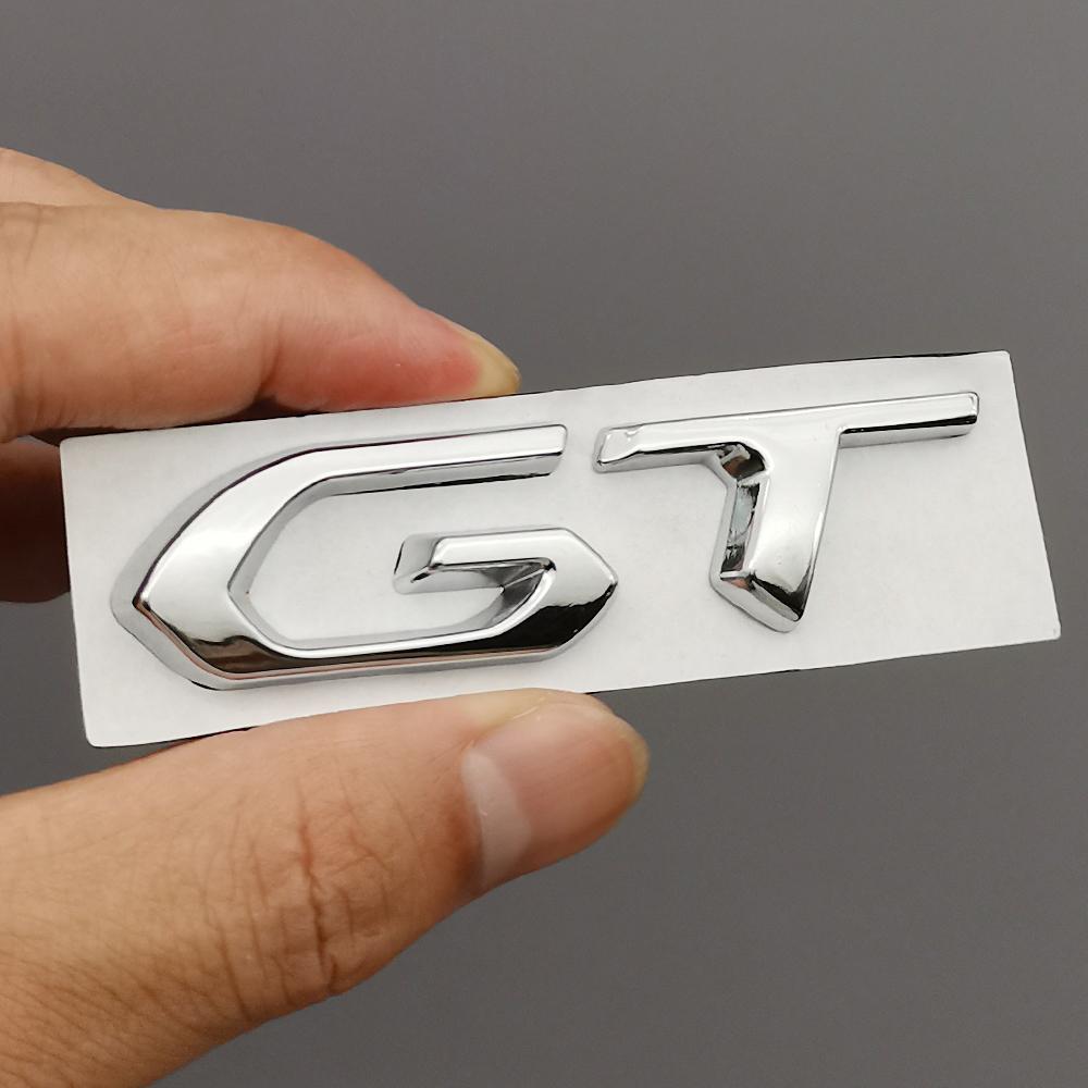 HRUC6 3D Металлическая наклейка на автомобиль Логотип GT Эмблема Значок на багажник Наклейки Для Peugeot 308 408 508 307 205 206 208 3008 5008 4008 2008 Аксессуары