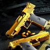 Непрерывный S Механический Автоматический Desert Eagle Игрушечный Пистолет для Страйкбола С Выбрасыванием Гильз Мягкими Пулями Детская Наружная Игра в Мишени