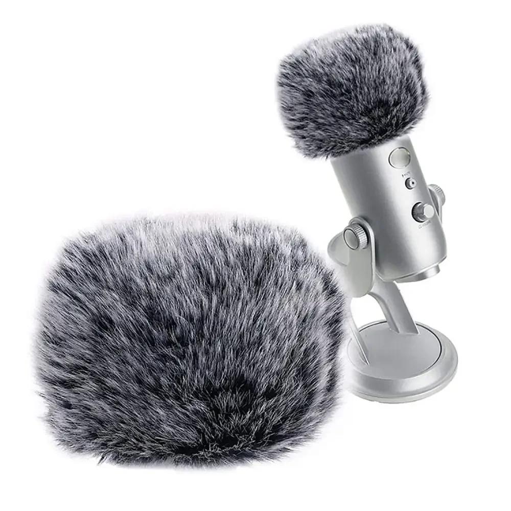 Durable Cover For Blue Yeti Microphone Windscreen Fur Windshield Mic Filter Mask Mic Wind Muff For Blue |Yeti