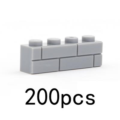 200 шт. Конструктор DIY Толстостенные Фигурки Кирпичики 1x4 Точки Образовательный Творческий Размер Совместимый с Брендами Игрушки для Детей