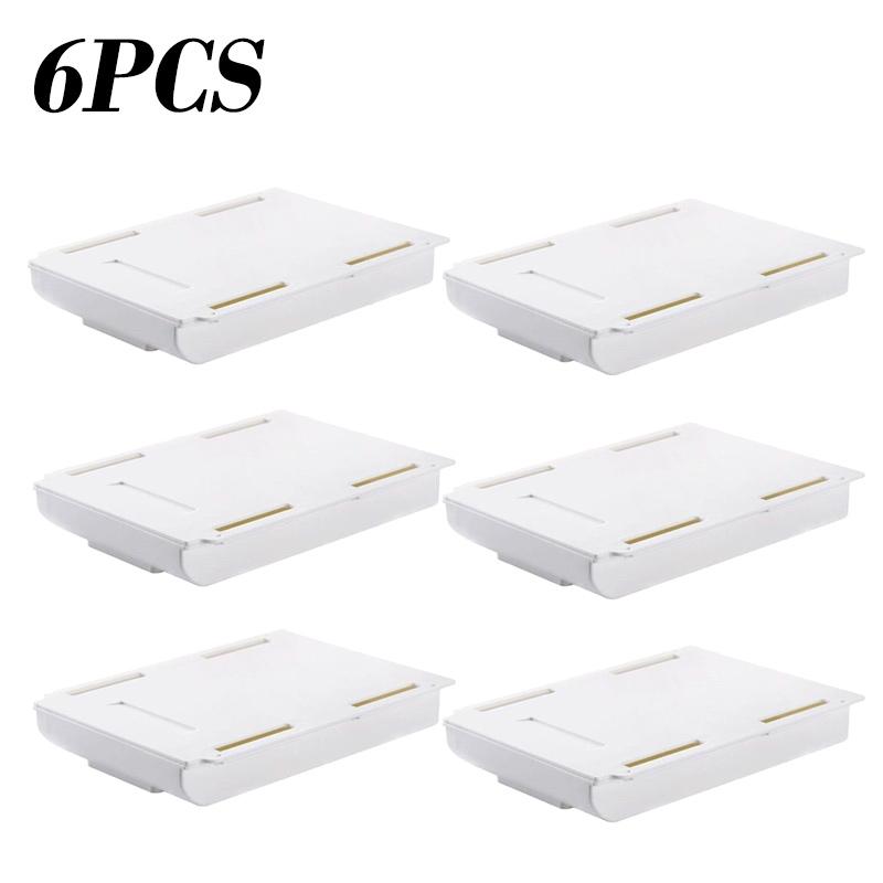 Самоклеящийся лоток для карандашей под ящиком стола, ящик для хранения, скрытый органайзер для канцелярских принадлежностей, подставка для ручек, органайзер для офиса и дома