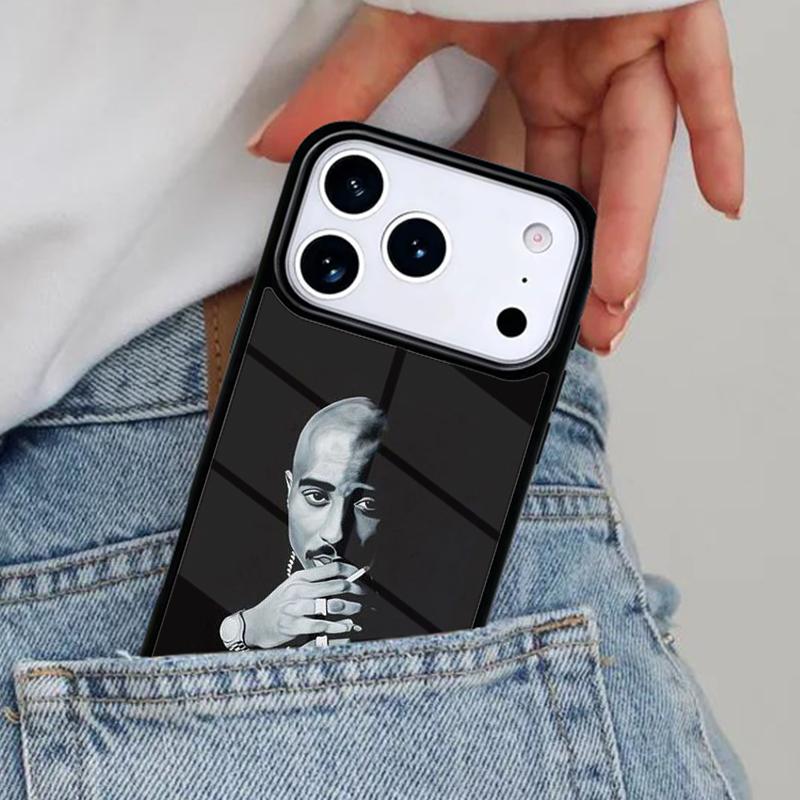 2pac Tupac Корона 2 Pac Чехол для телефона для iPhone 16e 15 14 13 12 17 Pro Max Plus Air 17pro Чехол
