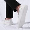 2025 Men's Eco-Friendly Leather Casual Shoes New Streetwear Sneakers Non-Slip Sole & Memory Foam Insole for Daily Wear