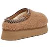 UGG Tazz Slipper Maxi Curly - женские кроссовки Chestnut Brown 1167770-CHE