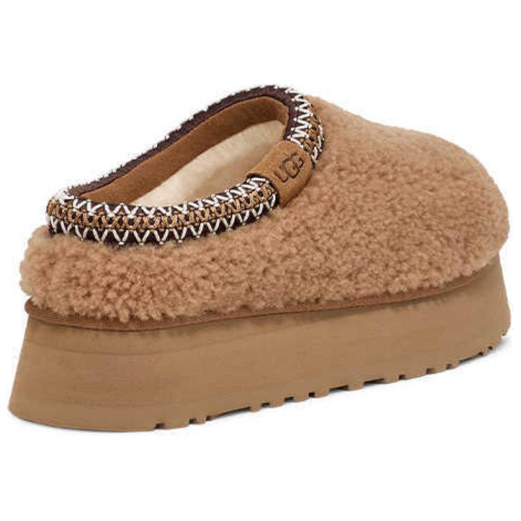 UGG Tazz Slipper Maxi Curly - женские кроссовки Chestnut Brown 1167770-CHE
