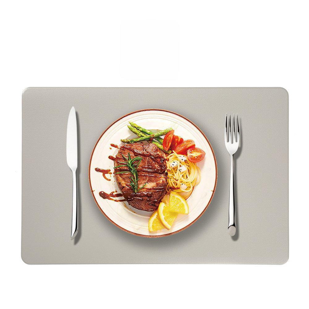 1/4/6 шт. черные квадратные салфетки из искусственной кожи, обеденный стол, коврик в скандинавском стиле, роскошные салфетки для кухни, подставки под чашки, подставка под вино