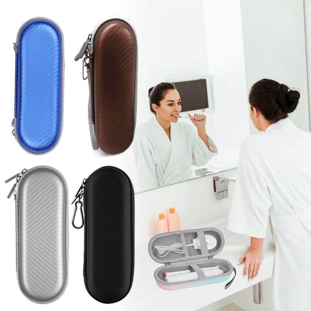 Hard Shell Tooth Brush Holder EVA Toothbrush Charger Organizer for Travel Journey