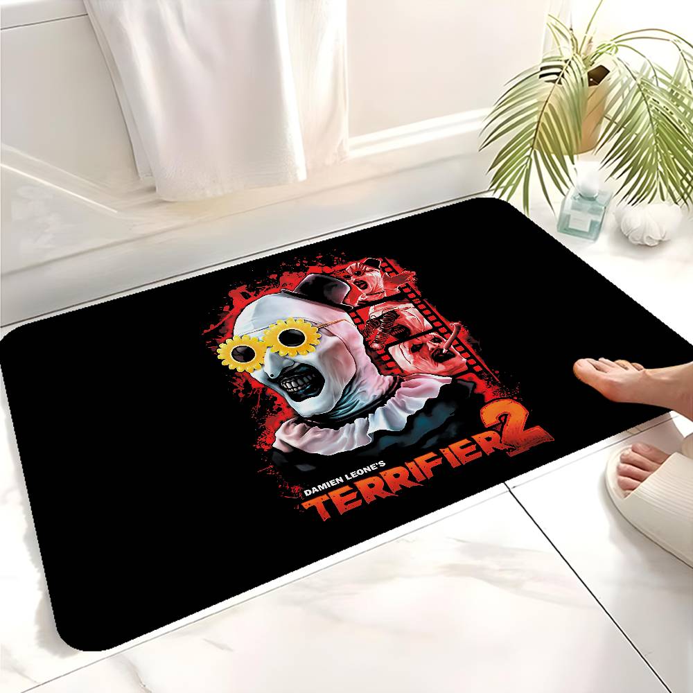Хэллоуин Ужас Клоун T-terrifierS Фильм Приветственный коврик для двери Нордический стиль Домашний коврик для двери Ванная-Туалет Коврики Спальня Отель Коврик