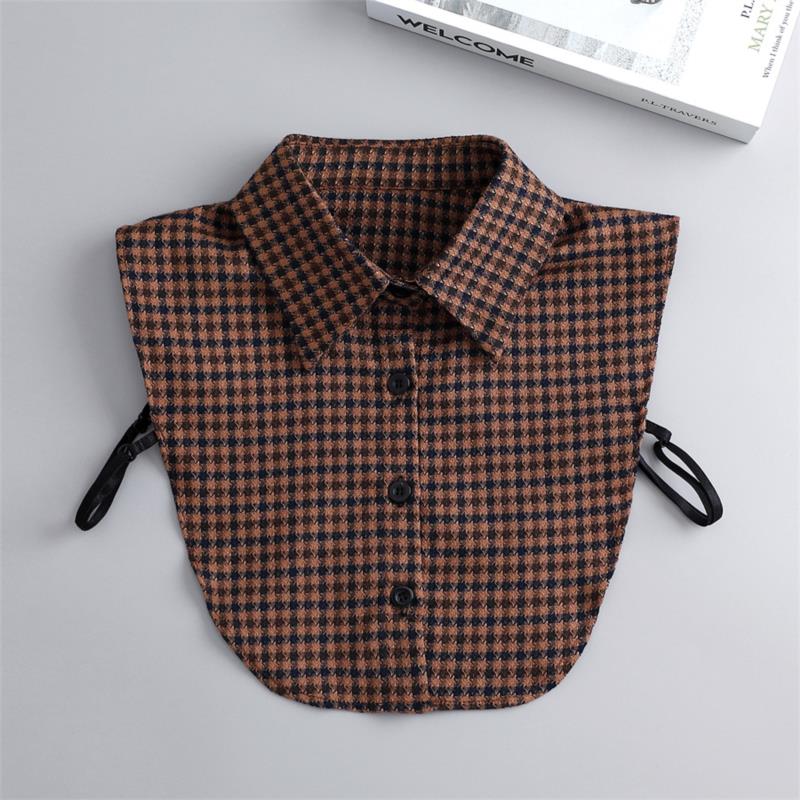 New Fake Victorian Stand Up Collar White Black Lace Collars Detachable For Women Blouse Lapel Shirt False Collar Woman