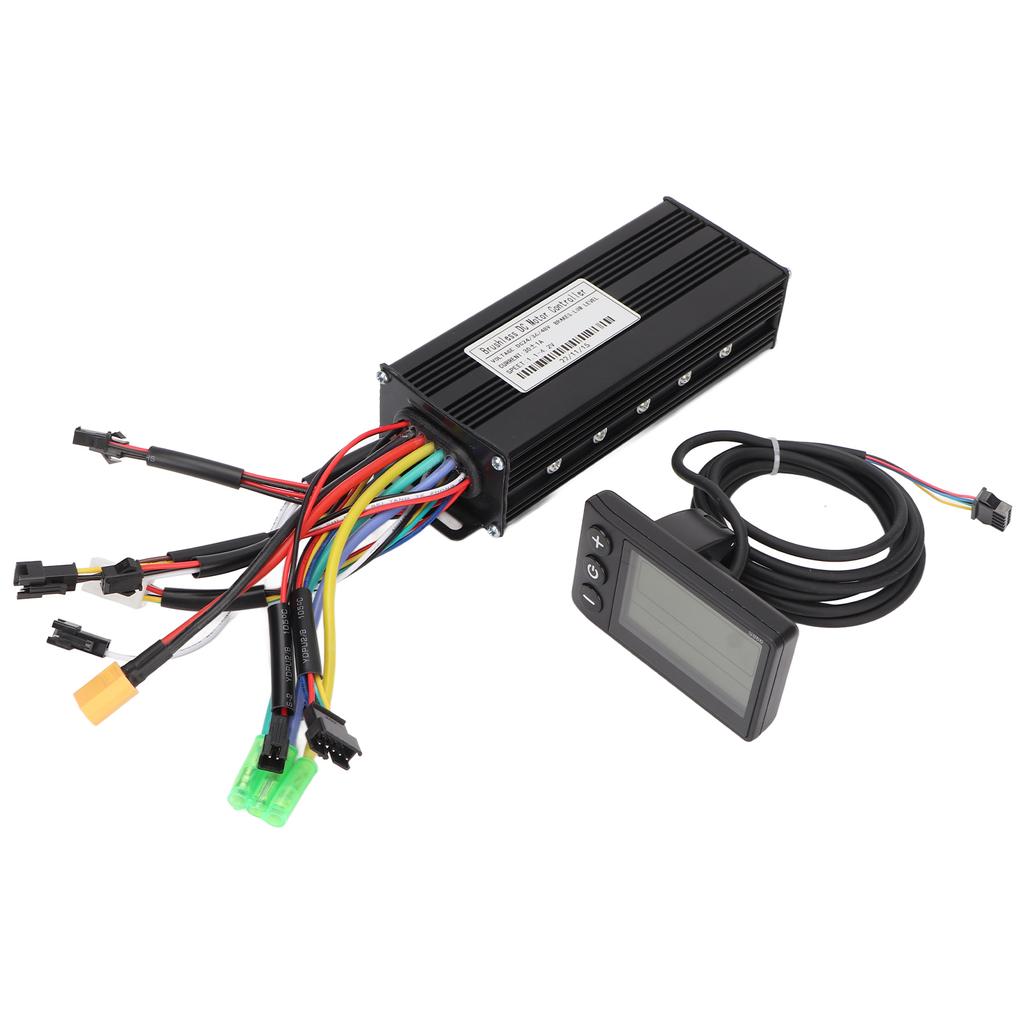 DC 24V 36V 48V 30A Контроллер синусоидальной волны S866 ЖК-дисплей Комплект контроллера двигателя электровелосипеда для
