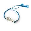 Les Trésors De Lily [N4640] - Silver Blue 'Navajos' Ethnic Bracelet