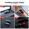 Car Security Light Strobe Signal Security System Simulated Anti-Theft Caution LampTail Light Solar LED Flashing Decorative Light
