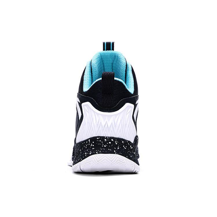 Anta KT2 Shock Absorption Slip Resistant Durable Supportive High Top Basketball Shoes Men Sneakers Black Blue White 11711112-7