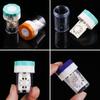 Fashion Plastic Mini Soaking Box Travel Glasses Holder Candy Color Contact Lens Case