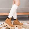 Women's Autumn Winter Warm Knitted Wool Leg Warmers Ladies' Fashion Fluorescent Color Leg Sleeves Korean Style Slouchy Socks