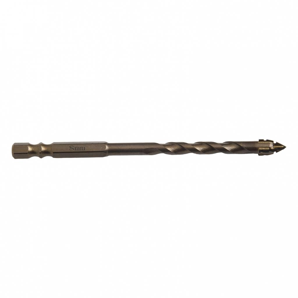 Efficient Glass Tile Punching with Triangle Design Eccentric Drill Bit