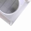 White Dryer Outlet Cover With Net Ventilation Grill Active Louver Exhaust Vent Cover  House Outside